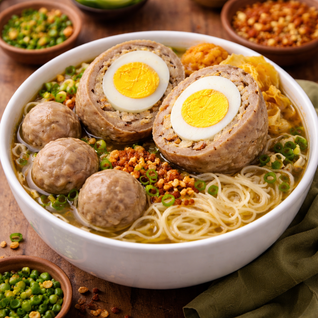 Bakso isi telur lezat
